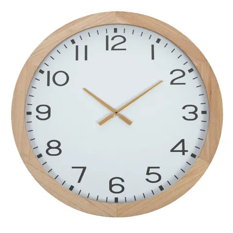 Timber Clock 70cm